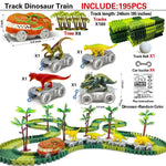 Dinosaur Adventure Track – Flexible Race Track with Illuminated Train My Store