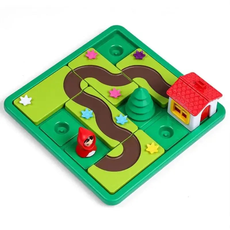 Montessori Little Red Riding Hood Puzzle and Skill Game My Store