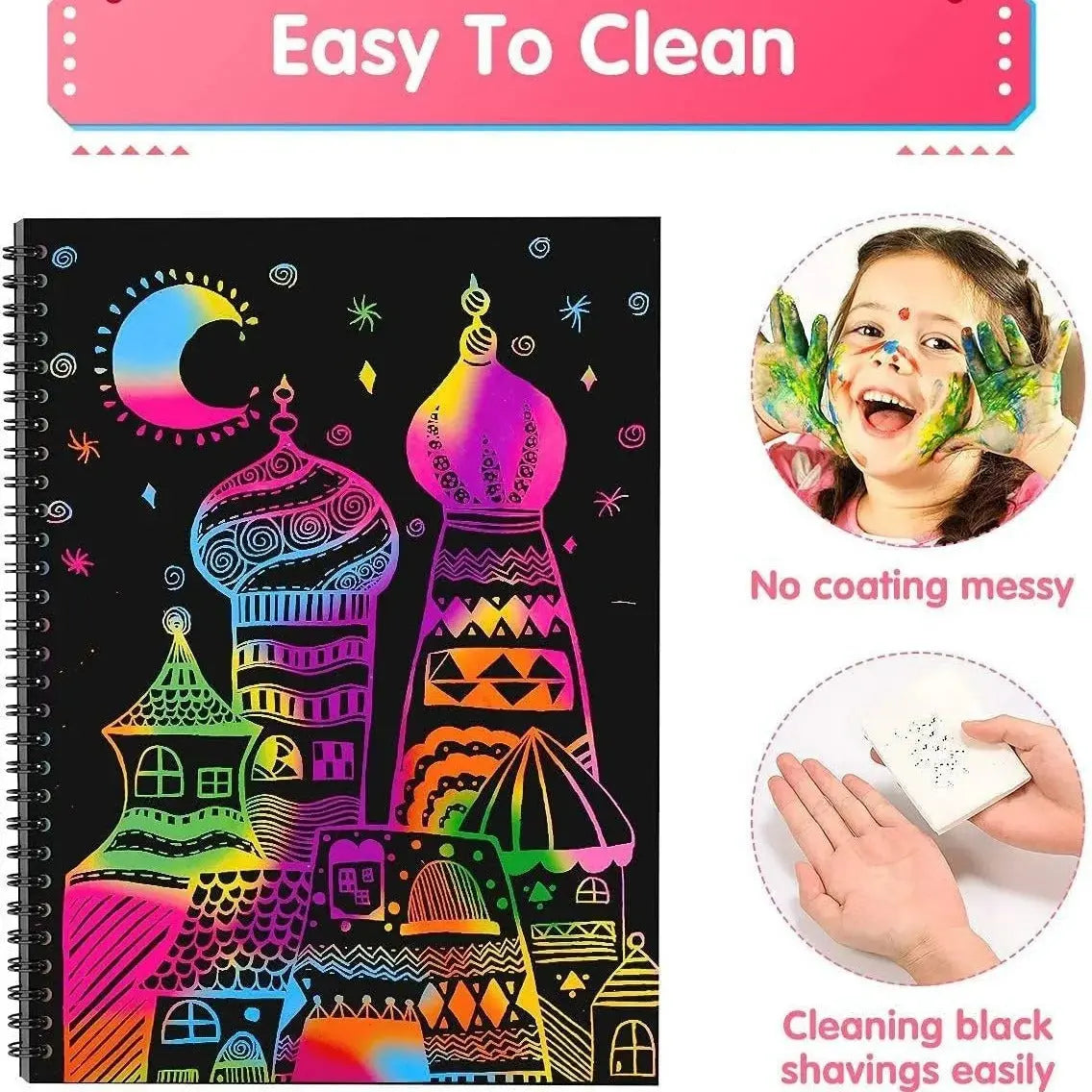 Magical Rainbow Scratch Paper My Store