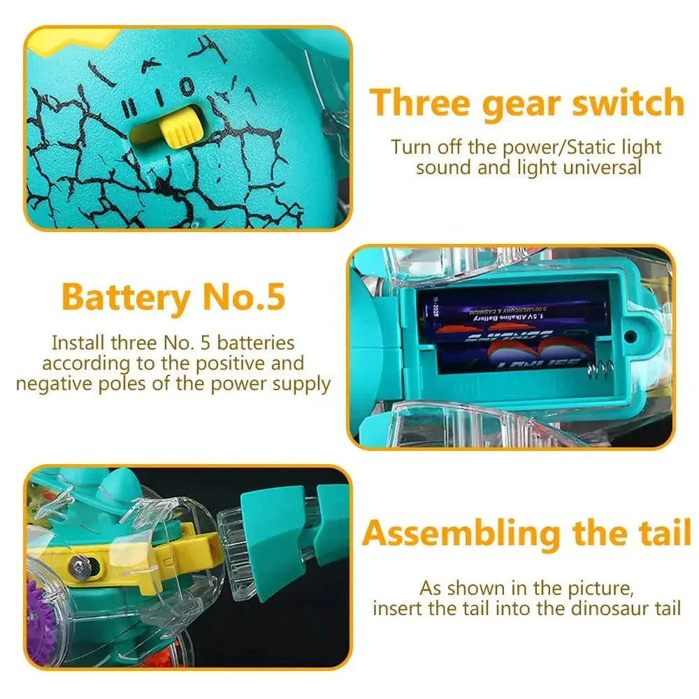 Glowing Dino Adventure Toy My Store