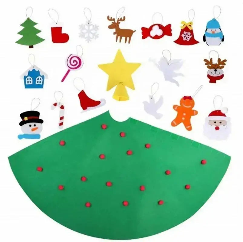 Montessori 3D Felt Christmas Tree My Store