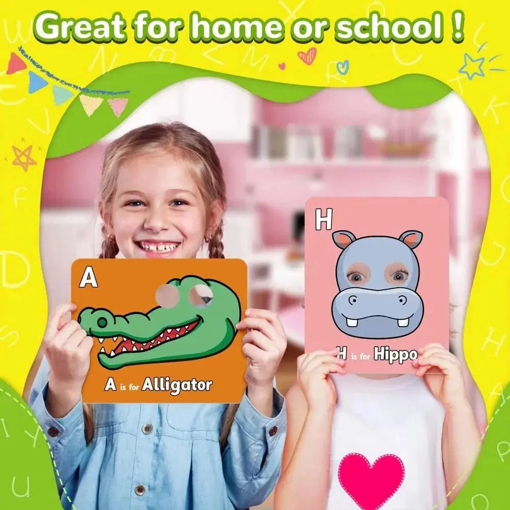 Alphabet Learning Cards with Animal Designs My Store
