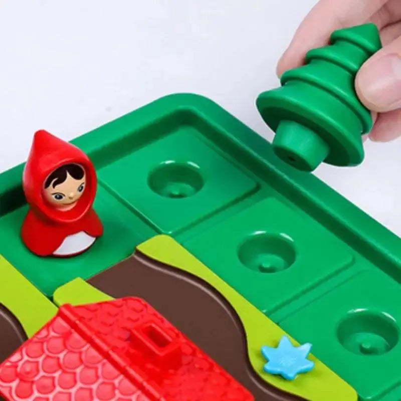 Montessori Little Red Riding Hood Puzzle and Skill Game My Store
