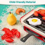 My First BBQ Grill – Children's Kitchen with Smoke Effect and Colour-Changing Food My Store