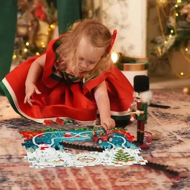 Christmas Puzzle Train Toy My Store