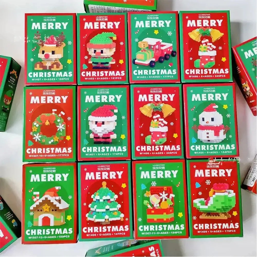 Creative Building Block Christmas Figures - Fun for the Whole Family My Store