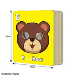Alphabet Learning Cards with Animal Designs My Store