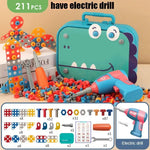 Craftsman Building Set for Children in Cute Dino Design My Store
