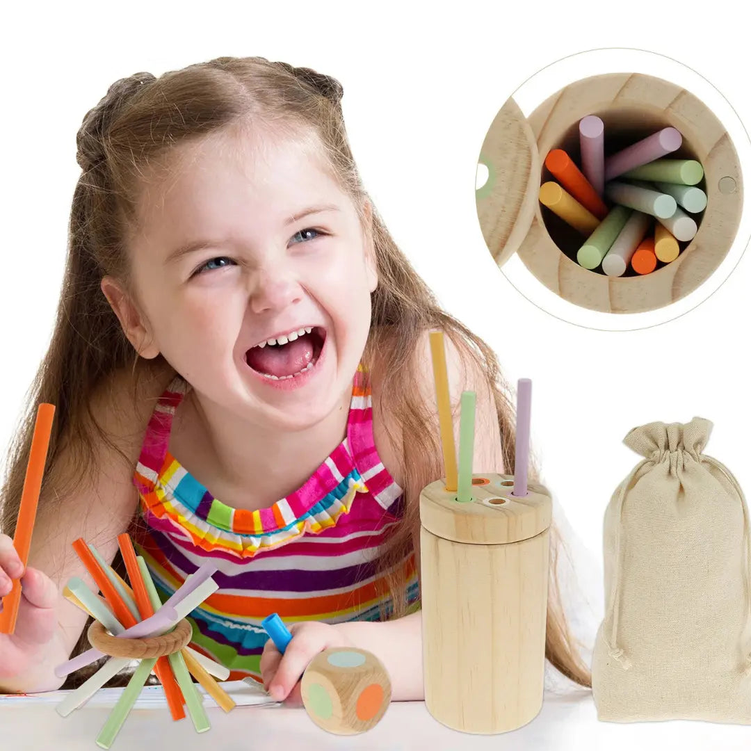 Montessori Colour Wooden Sticks Game My Store