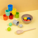Montessori Sorting and Colour Recognition Wooden Set My Store