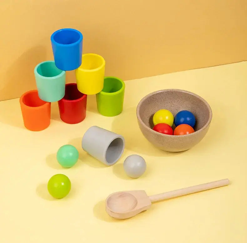Montessori Sorting and Colour Recognition Wooden Set My Store