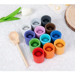 Montessori Sorting and Colour Recognition Wooden Set My Store