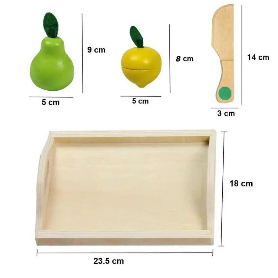 Montessori Wooden Play Kitchen Set My Store