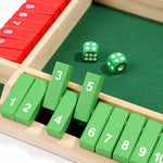 ShutTheBox Family Folding Game 4 Player Set My Store