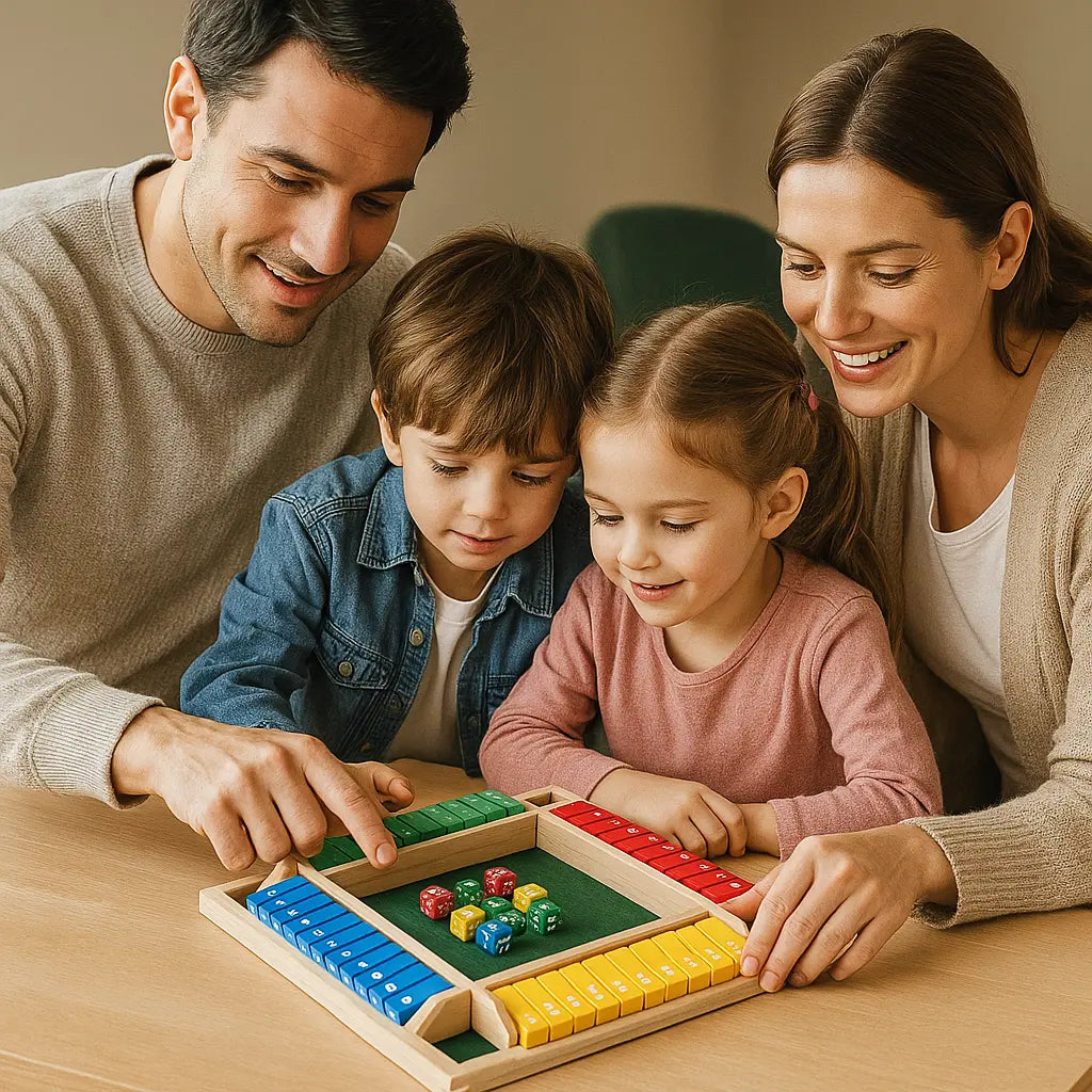 ShutTheBox Family Folding Game 4 Player Set My Store