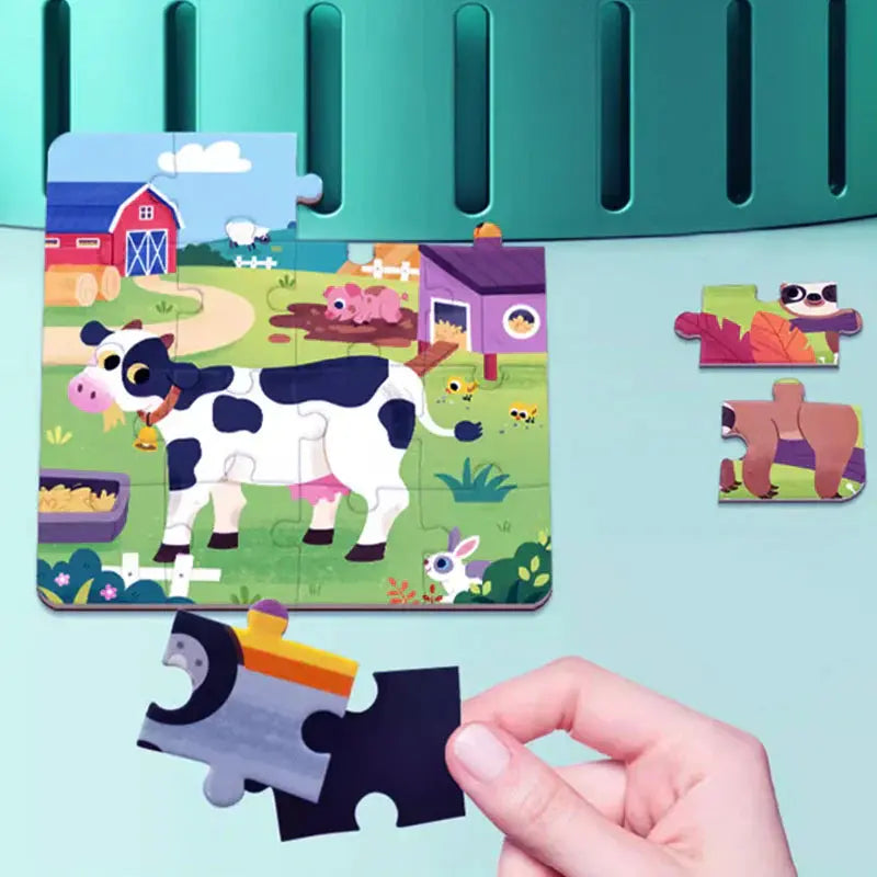 Magnetic Montessori Puzzle Book My Store
