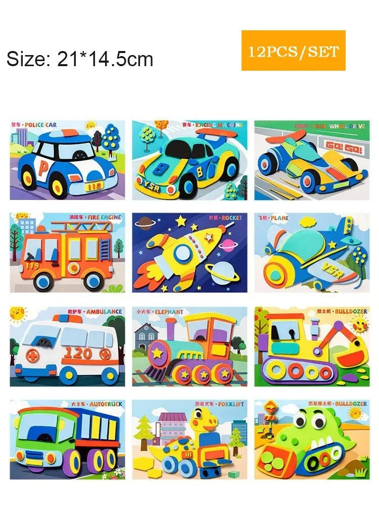 Creative Sticker Craft Set for Children My Store