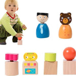 Montessori Screw Figures Wooden Toy My Store