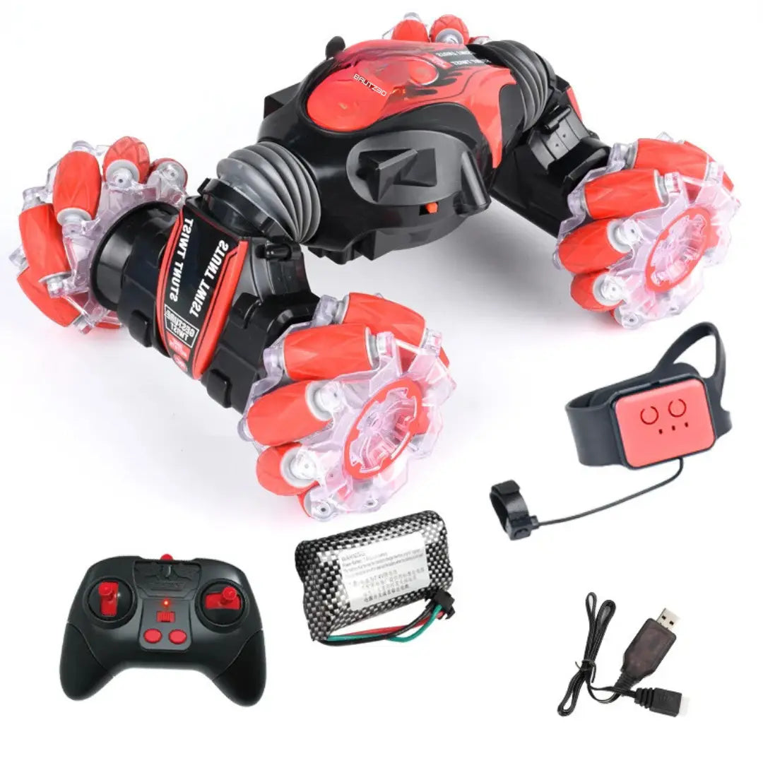 2in1 Hand-Controlled Stunt Car with Additional Remote Control My Store