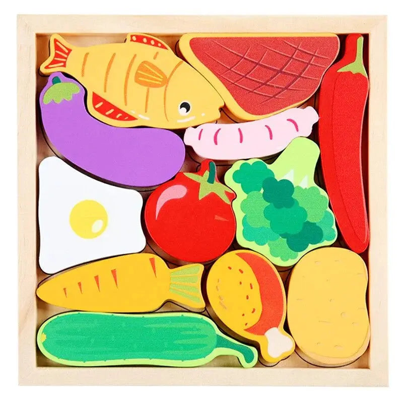 How do the shapes fit into the frame? - Shape Puzzle My Store