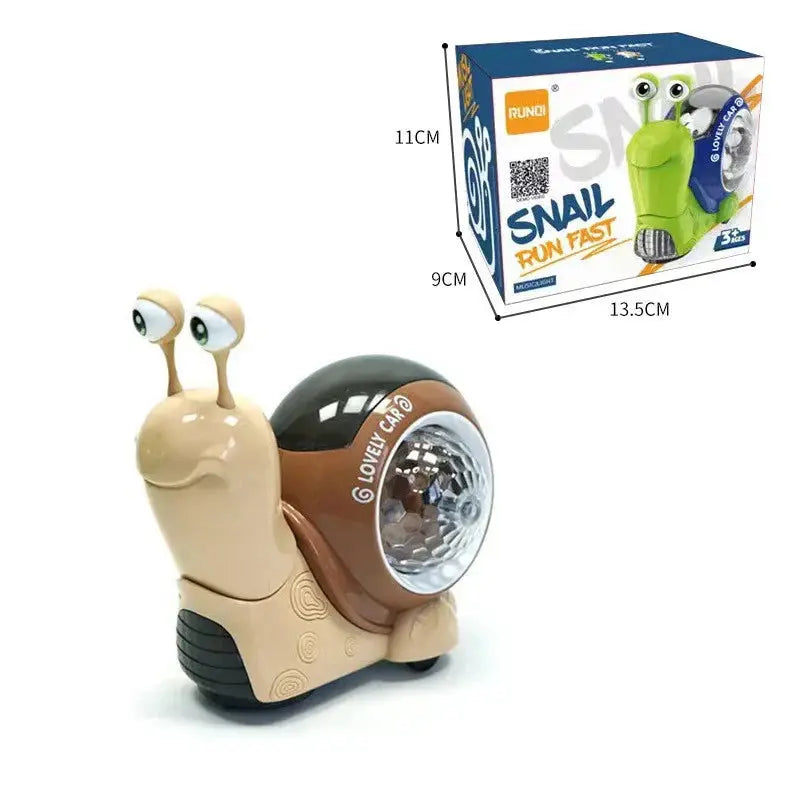 Musical Light-Up Toy Snail My Store