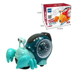Musical Light-Up Toy Snail My Store