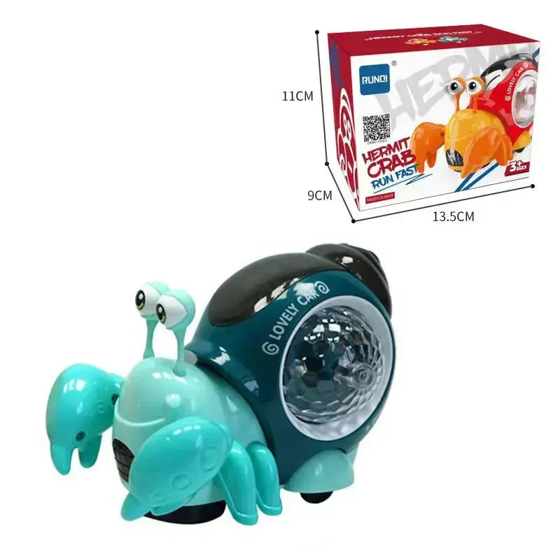 Musical Light-Up Toy Snail My Store