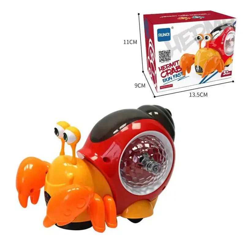 Musical Light-Up Toy Snail My Store