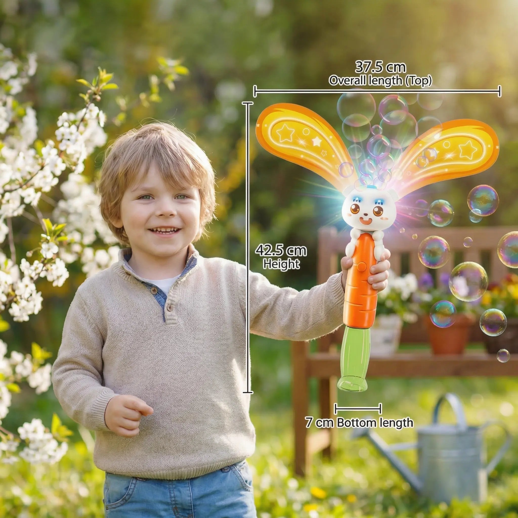 Bubble Bunny with Wings & Light – Kids Bubble Maker My Store